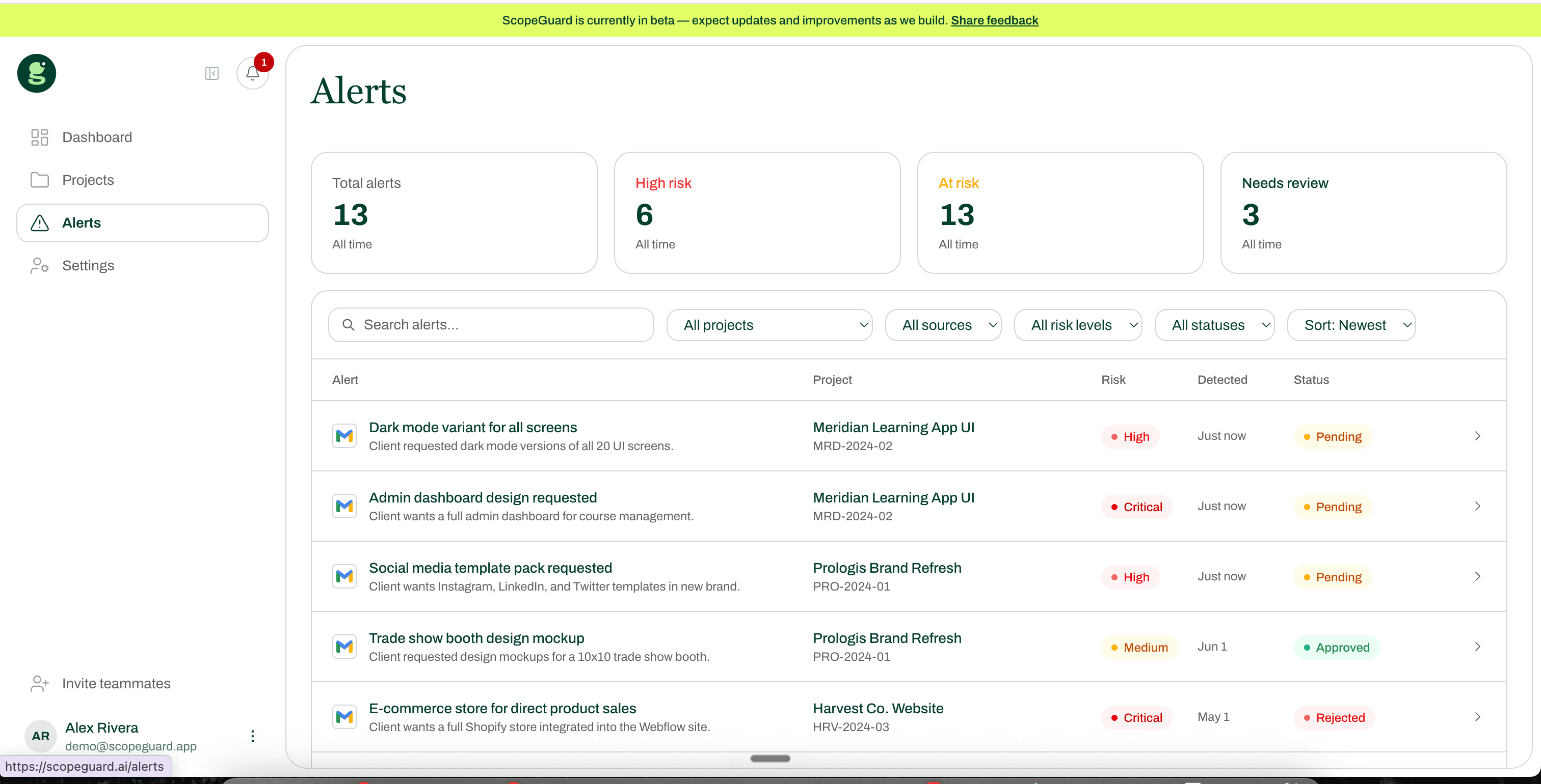 From flagged email to change order in under a minute.